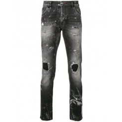 Philipp Plein Distressed Skinny Jeans Men 02yp Psyco Clothing Exclusive Range