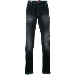 Philipp Plein Faded Effect Jeans Men 14cy Candy Clothing Slim-fit Free Delivery