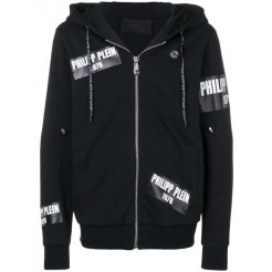 Philipp Plein Pp1978 Zip Hoodie Men 02 Black Clothing Hoodies Stable Quality