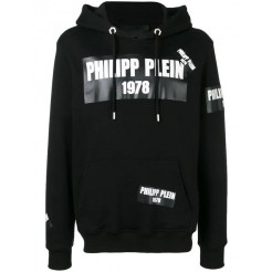 Philipp Plein Logo Patch Hoodie Men 02 Black Clothing Hoodies Unique Design