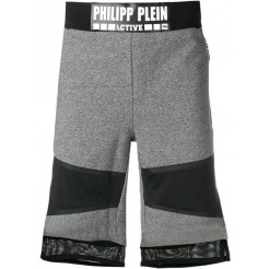 Philipp Plein Grey Track Pants Men 10 Clothing & Running Shorts Quality Design