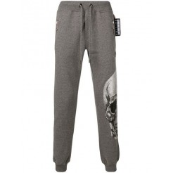 Philipp Plein Skull Embellished Track Pants Men 10 Grey Clothing Save Up To 80%