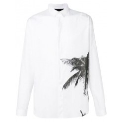 Philipp Plein Aloha Shirt Men 01 White Clothing Shirts Worldwide Shipping