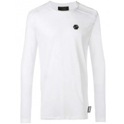 Philipp Plein Round Neck T-shirt Men 01 White Clothing T-shirts Top Brand Wholesale Online