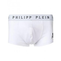 Philipp Plein Branded Boxer Briefs Men 01 White Clothing & Boxers Sale Retailer