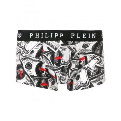 Philipp Plein Dollar Print Boxers Men 02 Black Clothing Briefs & Largest Fashion Store
