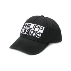 Philipp Plein Logo Baseball Cap Men 02 Black Accessories Hats Luxurious Collection