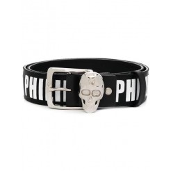 Philipp Plein Skull Belt Men 01 White Accessories Belts Where Can I Buy