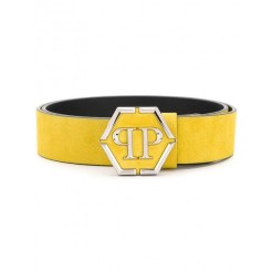 Philipp Plein Statement Belt Men 09 Yellow Accessories Belts Reputable Site