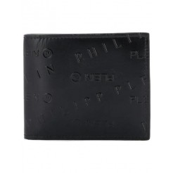 Philipp Plein Embossed Logo Wallet Men 02 Black Accessories Wallets & Cardholders Top Designer Collections