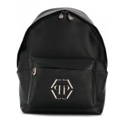 Philipp Plein Statement Logo Backpack Men 02 Black Outlet Store