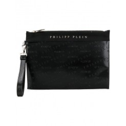 Philipp Plein Zipped Pouch Men 02 Black Bags Clutch Premium Selection