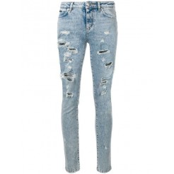 Philipp Plein Ripped Skinny Jeans Women 07ce California Clothing New Arrival