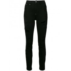 Philipp Plein Distressed Skinny Jeans Women 02ms Santa Monica Clothing Official Online Website