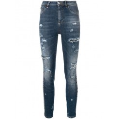 Philipp Plein Super High Waist Jeans Women 14ee Summer Breeze Clothing Skinny Catalogo
