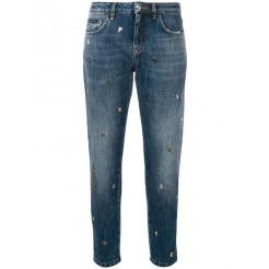 Philipp Plein Lettering Detail Jeans Women 14ee Summer Breeze Clothing Straight-leg Sale Retailer