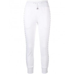 Philipp Plein Logo Track Pants Women 01 White Clothing Quality And Quantity Assured