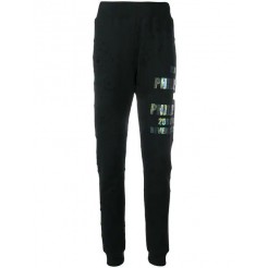 Philipp Plein Distressed Track Pants Women 02 Black Clothing Official Supplier