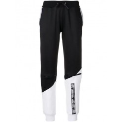 Philipp Plein Drawstring Track Pants Women 0201 Black / White Clothing Outlet Store