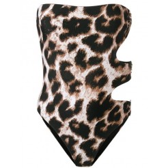 Philipp Plein Leopard Print One Piece Women 17 Clothing Swimming Costumes Classic Styles