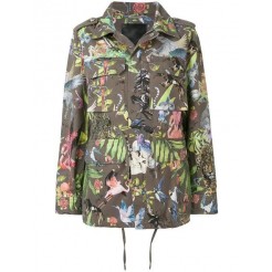 Philipp Plein Animal Print Military Jacket Women 65 Clothing Jackets Discount Shop