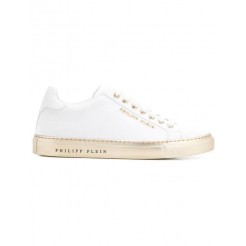 Philipp Plein Statement Low-top Sneakers Women 0193 White/light Gold Shoes Trainers Exclusive