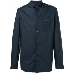 Philipp Plein Plain Button Down Shirt Men 02 Black Clothing Shirts Sale Online