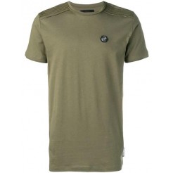 Philipp Plein Logo Plaque T-shirt Men 65 Green Clothing T-shirts Huge Discount