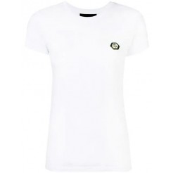 Philipp Plein Embellished T-shirt Women White Clothing T-shirts & Jerseys Luxurious Collection