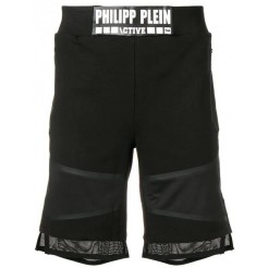 Philipp Plein Logo Jogging Shorts Men Black Activewear Running Largest Collection