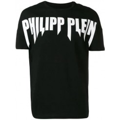 Philipp Plein Rock Pp T-shirt Men 0201 Black / White Clothing T-shirts Attractive Design