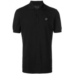 Philipp Plein Logo Plaque Polo Shirt Men 02 Black Clothing Shirts 100% Quality Guarantee