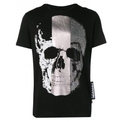 Philipp Plein Printed T-shirt Men 02 Black Clothing T-shirts Authentic Quality