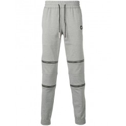 Philipp Plein Zipped Track Pants Men 71 Light Grey Clothing Discount Save Up To