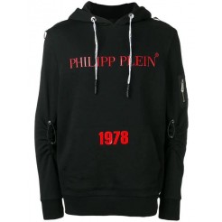 Philipp Plein Pp1978 Logo Hoodie Men 02 Black Clothing Hoodies Fabulous Collection