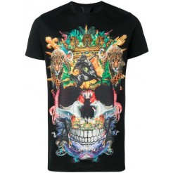 Philipp Plein Skull T-shirt Men 02 Black Clothing T-shirts High-end