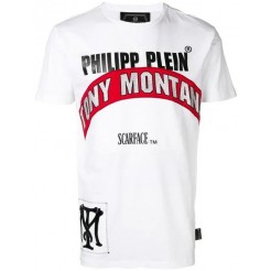 Philipp Plein Scarface T-shirt Men 01 White Outlet Usa Official Online Shop