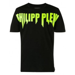 Philipp Plein Rock Pp T-shirt Men 0209 Black/yellow Clothing T-shirts Luxuriant In Design