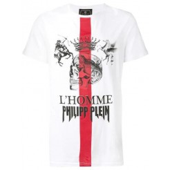 Philipp Plein Jungle Print T-shirt Men 01 White Clothing T-shirts 100% Top Quality