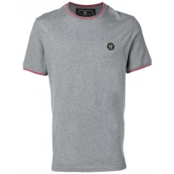 Philipp Plein Original Striped Trim T-shirt Men 10 Grey Clothing T-shirts Multiple Colors