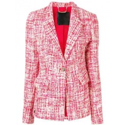 Philipp Plein Tweed Jacket Women 13 Red Clothing Jackets Quality And Quantity Assured