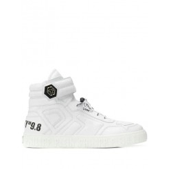 Philipp Plein Statement Hi-top Sneakers Men White Black Shoes Hi-tops Outlet Factory Online Store