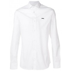 Philipp Plein Plain Button Shirt Men White Clothing Shirts Elegant Factory Outlet