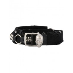 Philipp Plein Double Layered Belt Men 0291 Black/nickel Accessories Belts Luxury Lifestyle Brand