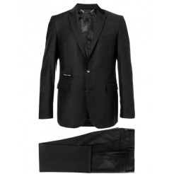 Philipp Plein Statement Regular Fit Suit Men 02 Black Clothing Formal Suits Attractive Design