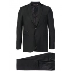 Philipp Plein Slim Fit Two Piece Suit Men 02 Black Clothing Dinner Suits World-wide Renown