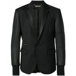 Philipp Plein Elegant Single-breasted Blazer Men 02 Black Clothing Blazers