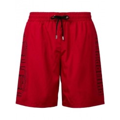 Philipp Plein Logo Print Swim Shorts Men 13 Red Clothing Low Price Guarantee