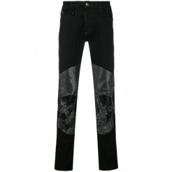 Philipp Plein Super Straight-cut Skull Jeans Men 02sk All Over Clothing Regular Straight-leg