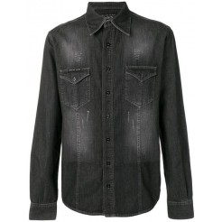 Philipp Plein Skull Embroidered Shirt Men 10up Underground Pearl Clothing Denim Shirts Quality And Quantity Assured